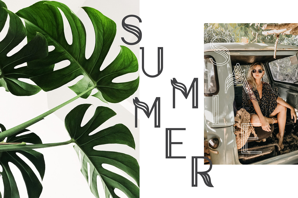 Aquarius – A Tropical Font Family, a Sans Serif Font by GraphicsByKassy (Photo 12 of 19)