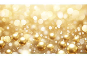 Abstract gold bokeh background with, an Abstract Photo by Lermont51