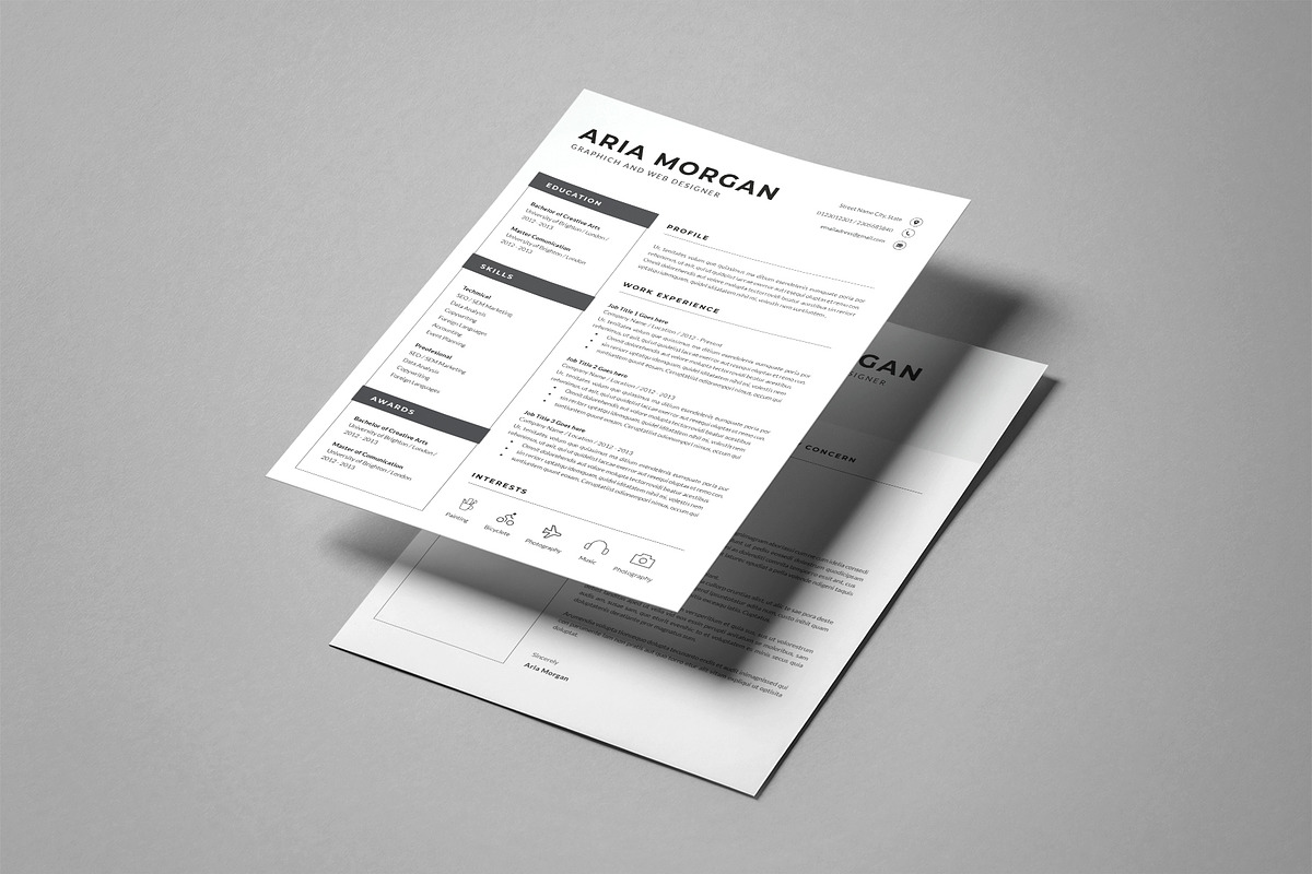Word Resume Template, a Resume Template by Astut (Photo 6 of 6)