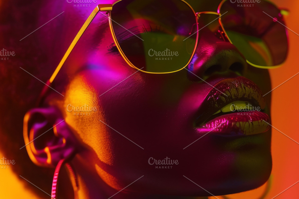 109 Fashion models in sunglasses, a Beauty & Fashion Photo by Handmadefont (Photo 43 of 113)
