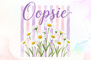 Oopsie Daisy Preppy Summer PNG, a Seasonal Illustration by Sublimation Artist (Thumbnail 1 of 9)