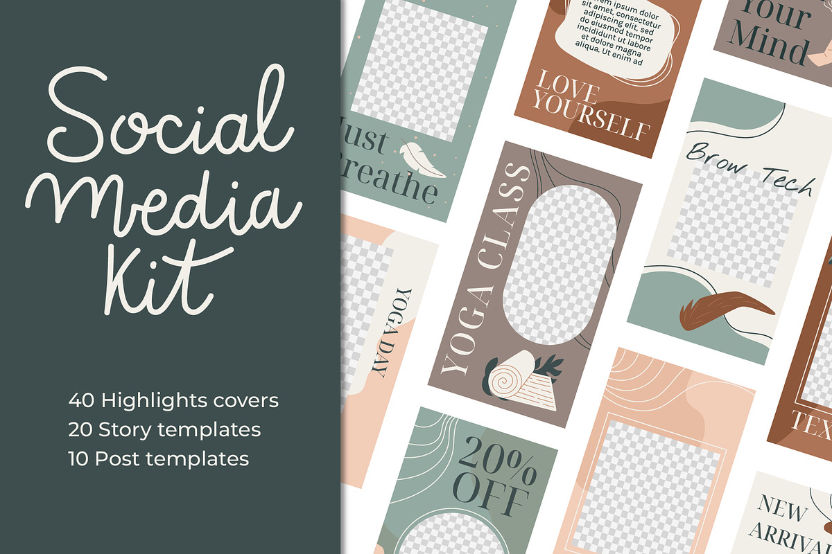 Social Media | Covers, templates, a Social Media Template by EeKayStore (Photo 1 of 6)