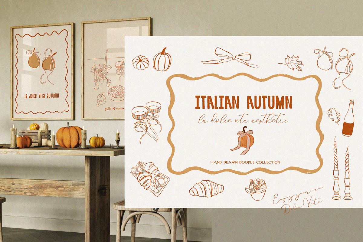Italian Autumn - La Dolce vita Vol 2, an Object Illustration by lokko studio (Photo 1 of 9)