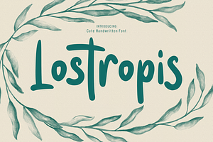 Lostropis Handwritten Brush Font