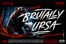 Brutally Ursa Typeface
