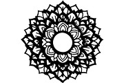 Minimal Black Lotus Mandala, a Decorative Illustration by Designer_Momina (Thumbnail 6 of 21)