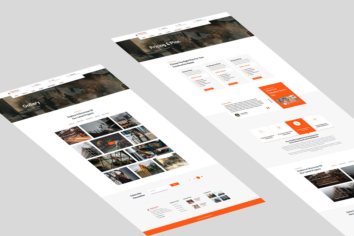 BuilderZone - Website Figma Design, a Websites & App Template by ZoomDrive (Photo 3 of 8)