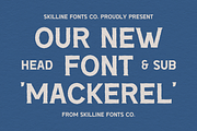 SFC Mackerel, a Sans Serif Font by Skilline Supply Co. (Thumbnail 3 of 8)