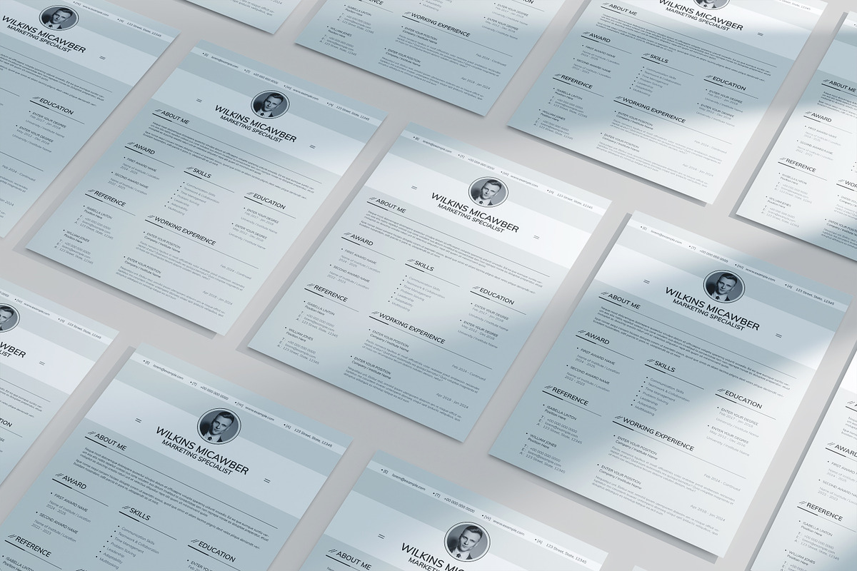Clean Resume CV, a Resume Template by Studio Temply (Photo 5 of 5)