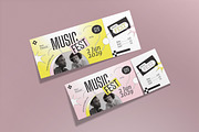 Anti Design Music Fest Ticket, a Card Template by graphicook (Thumbnail 3 of 3)