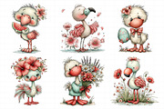 Whimsical Summer Flamingo Clipart PN, an Illustration by Daily.Designs (Thumbnail 4 of 8)