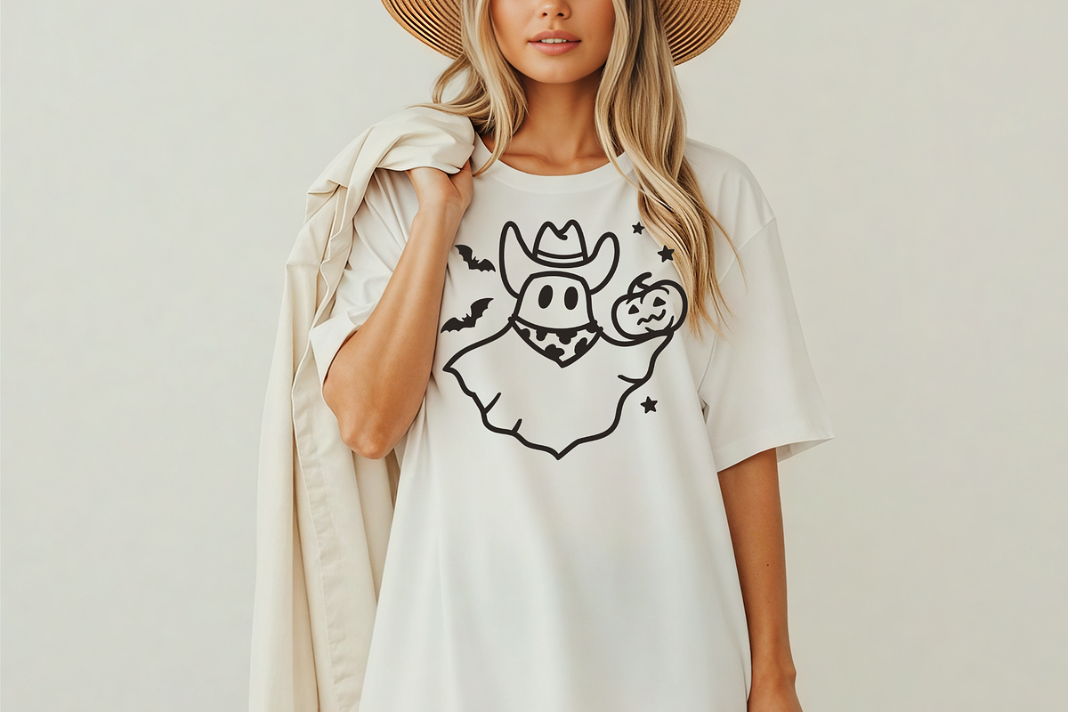 Cowboy Ghost SVG Western Ghost PNG, an Object Graphic by TanchaArt (Photo 6 of 10)