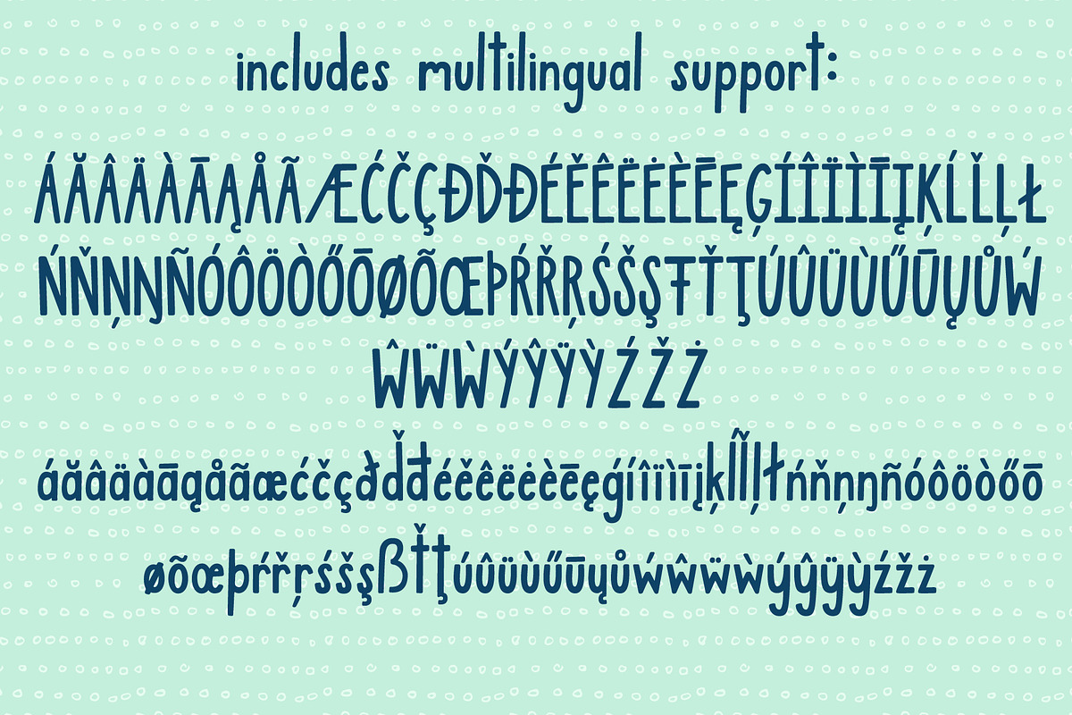 Jamberry Font, a Sans Serif Font by Kellie Jayne Studio (Photo 9 of 10)