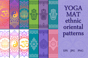 Patterns for yoga mats, a Pattern Graphic by Katika Shop (Thumbnail 1 of 7)