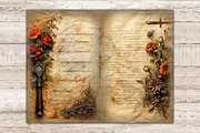 Old Letter Junk Journal Pages, a Decorative Illustration by GlamArtZhanna (Thumbnail 7 of 10)