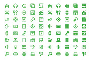 200 Multimedia Material Design Icons, a Solid Icon by Creative Stall (Thumbnail 3 of 5)