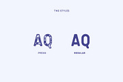 Ovsyanka Rounded Textured Sans Font, a Sans Serif Font by Artcoast Std. (Thumbnail 2 of 13)