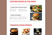 Food Email News Letter Layout, an UI Kit Template by MightyDesign (Thumbnail 3 of 8)