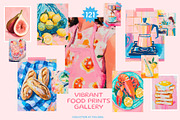 121 Vibrant Food Prints Gallery, a Background Graphic by Feelsoul (Thumbnail 1 of 14)