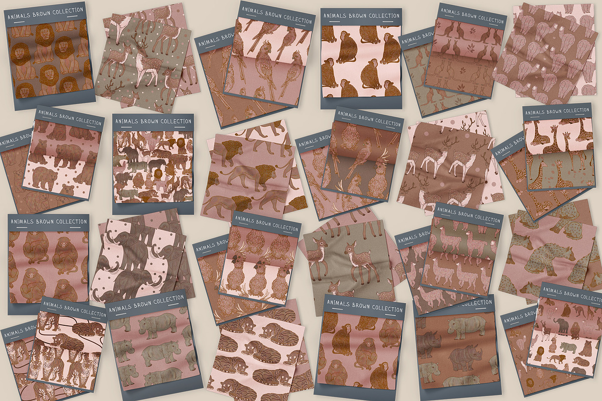 Brown zoo, a Pattern Graphic by Carpet Tapete Pretzel (Photo 8 of 14)