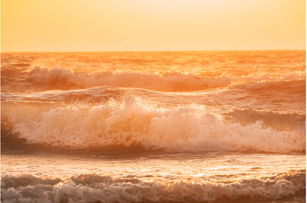 Sea water surface at sunset. Natural, a Nature Photo by Our Amazing World