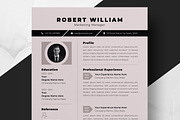 Neutral Toned CV Template, a Resume Template by ResumeInventor (Thumbnail 1 of 6)