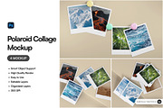 Polaroid Collage Mockup, an Advertising Mockup by SLAB! Design (Thumbnail 1 of 6)
