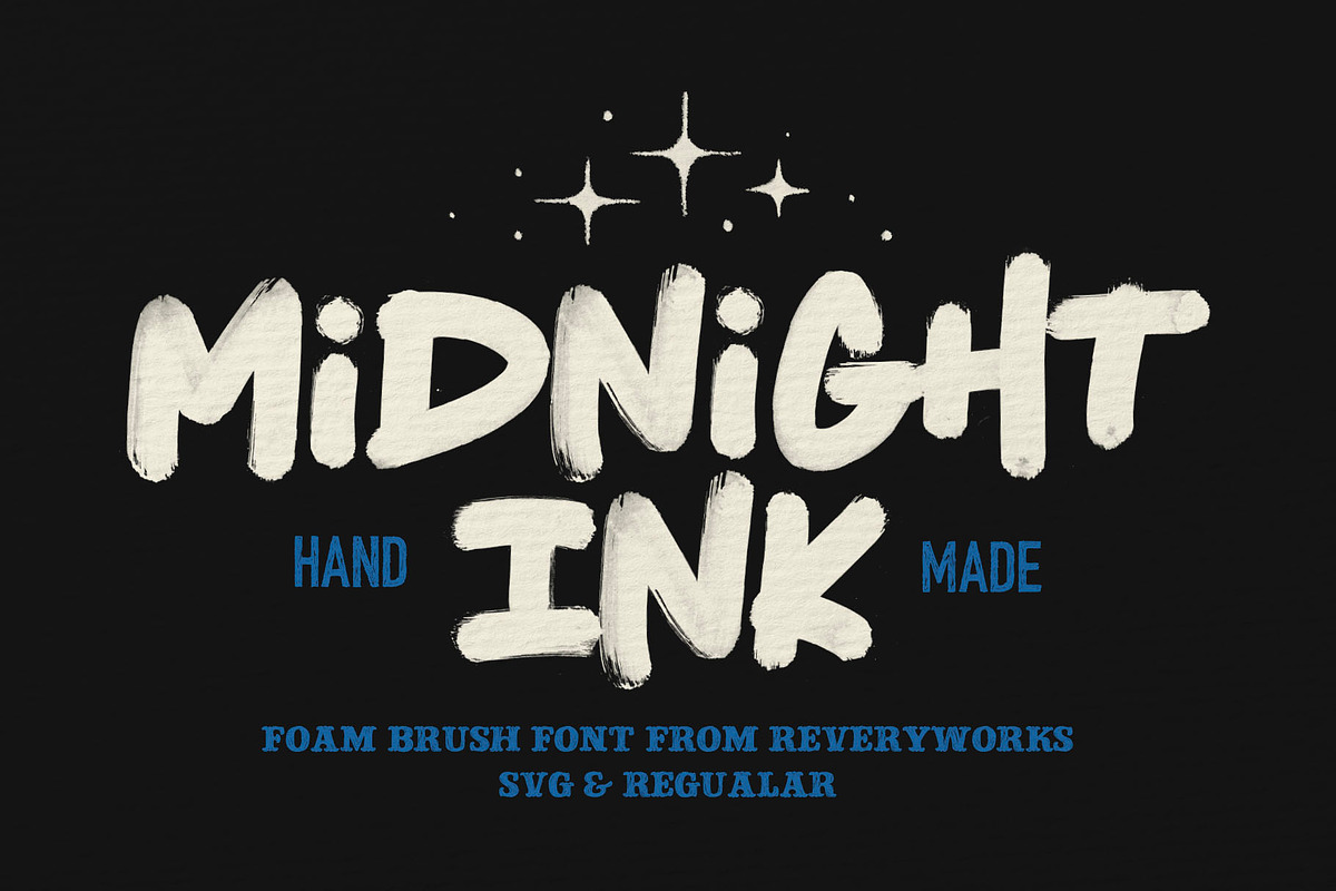 Midnight Ink Typeface, a Font by ReveryWorks (Photo 1 of 19)