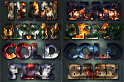 32 Extreme War Layer Styles Bundle 3, a Layer Style Add-On by DesignFathoms (Thumbnail 2 of 2)