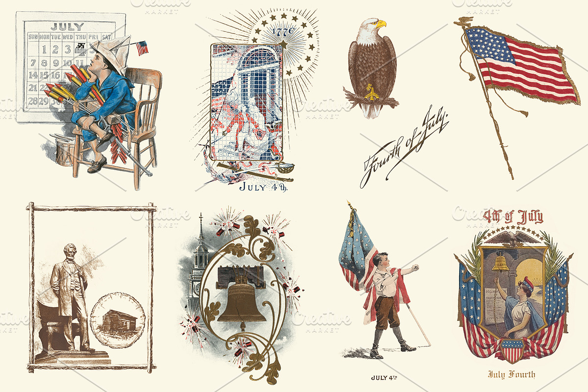 Vintage Holiday Graphics, an Illustration by Blue Line Design (Photo 14 of 15)