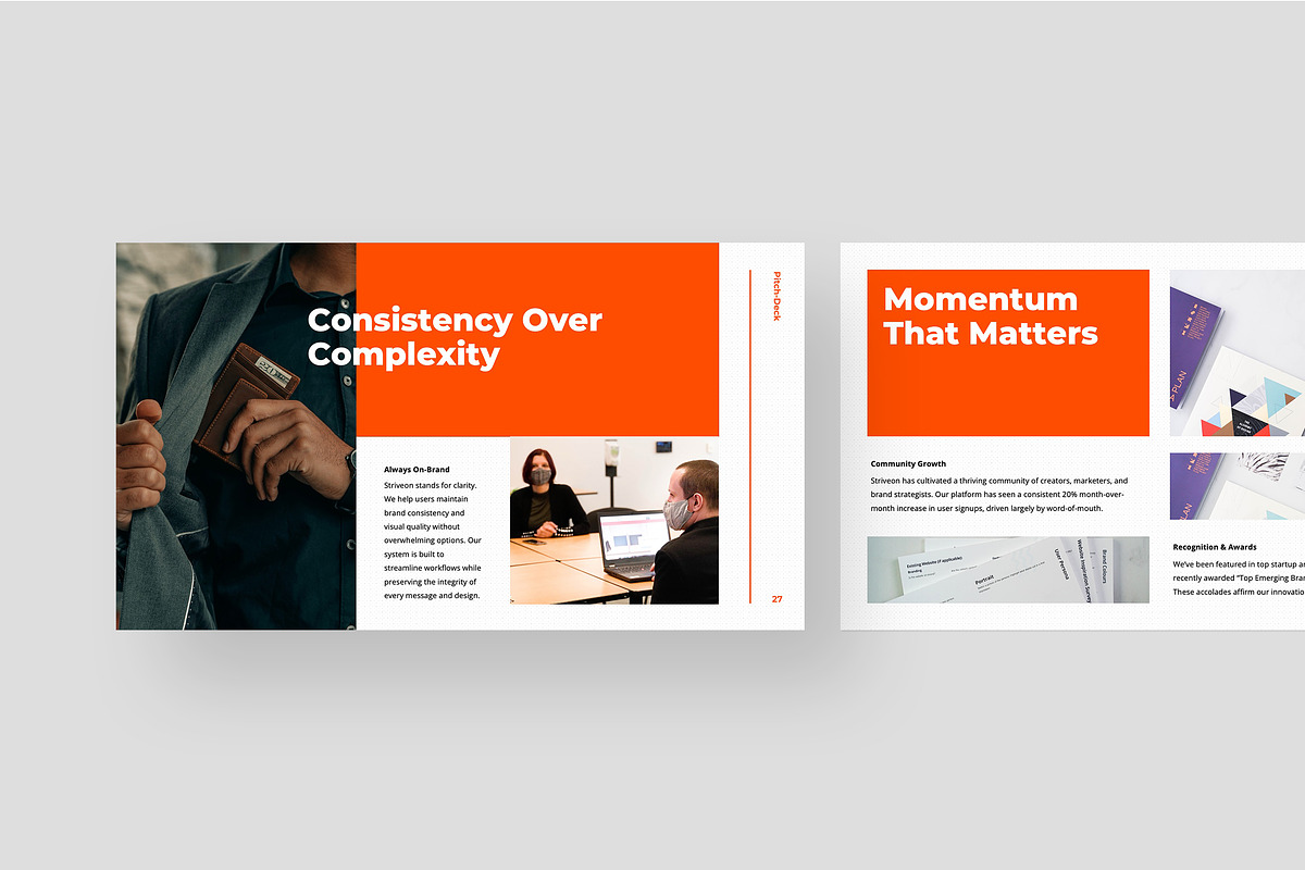 Pitch Deck Google Slides Template, a Presentation Template by Gaize (Photo 3 of 14)