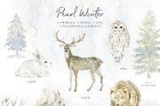 Pearl Winter. Watercolor, an Animal Illustration by OJardin (Thumbnail 5 of 9)