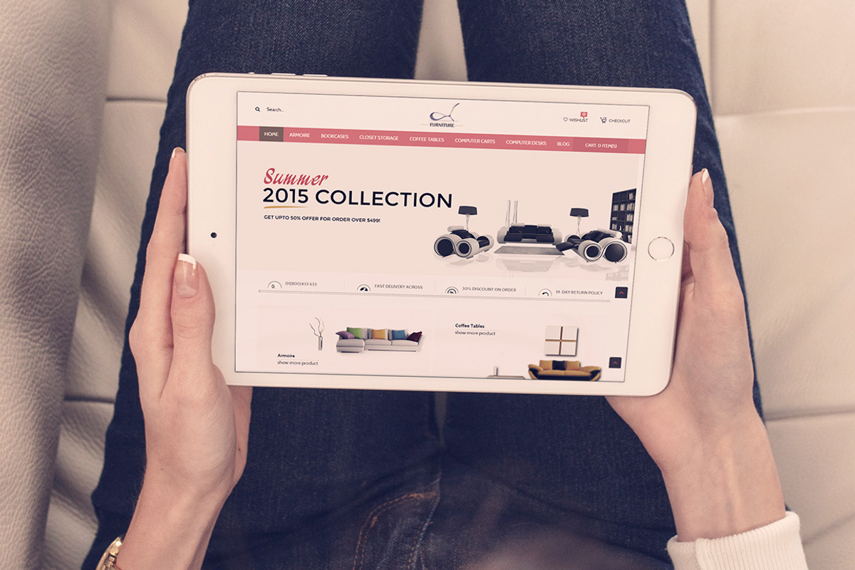 Responsive Magento Furniture Theme, a Websites & App Template by Cmsideas (Photo 2 of 3)