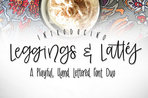 Leggins & Lattes Font Duo