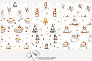 70 white Christmas seamless pattern, a Pattern Graphic by Poppy Lane Studio (Thumbnail 4 of 10)