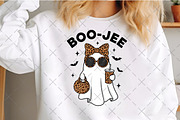 Boo Jee Leopard Ghost Halloween Png, an Illustration by Craft Nest (Thumbnail 5 of 6)