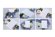 French Blue - Invite Mock Up Bundle, an Arts & Entertainment Photo by Mockette (Thumbnail 3 of 4)