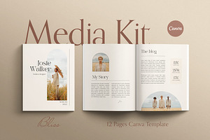 BLISS | Media Kit Canva Template