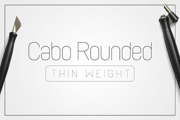Cabo Rounded Thin Weight preview 5
