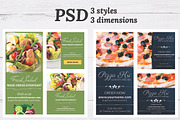 Restaurant Flyers - Two Style, a Flyer Template by Khryna Designs (Thumbnail 1 of 3)