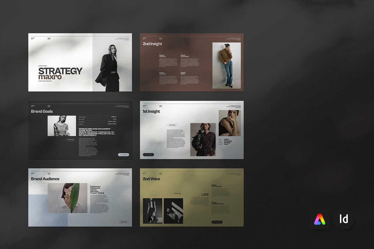 Maxro | Brand Strategy Template, a Presentation Template by Creatiya Type (Photo 9 of 10)