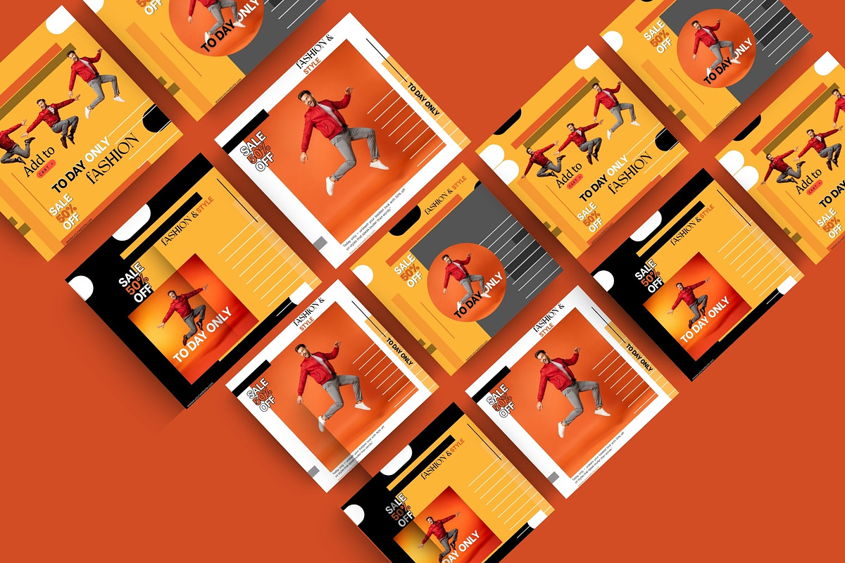 Energetic Style Promo Poster Set, a Branding & Logo Template by Aban's World (Photo 4 of 4)