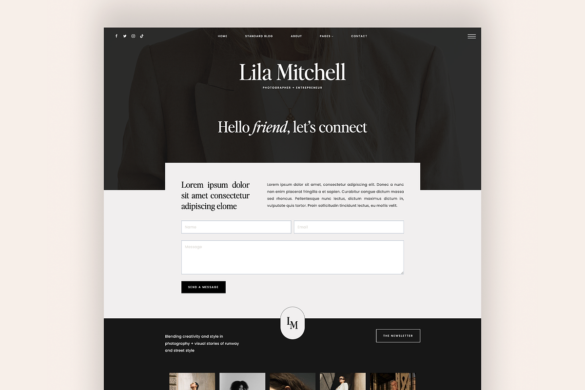 Lila - Feminine WordPress Theme, a WordPress Template by Creative Her (Photo 6 of 6)
