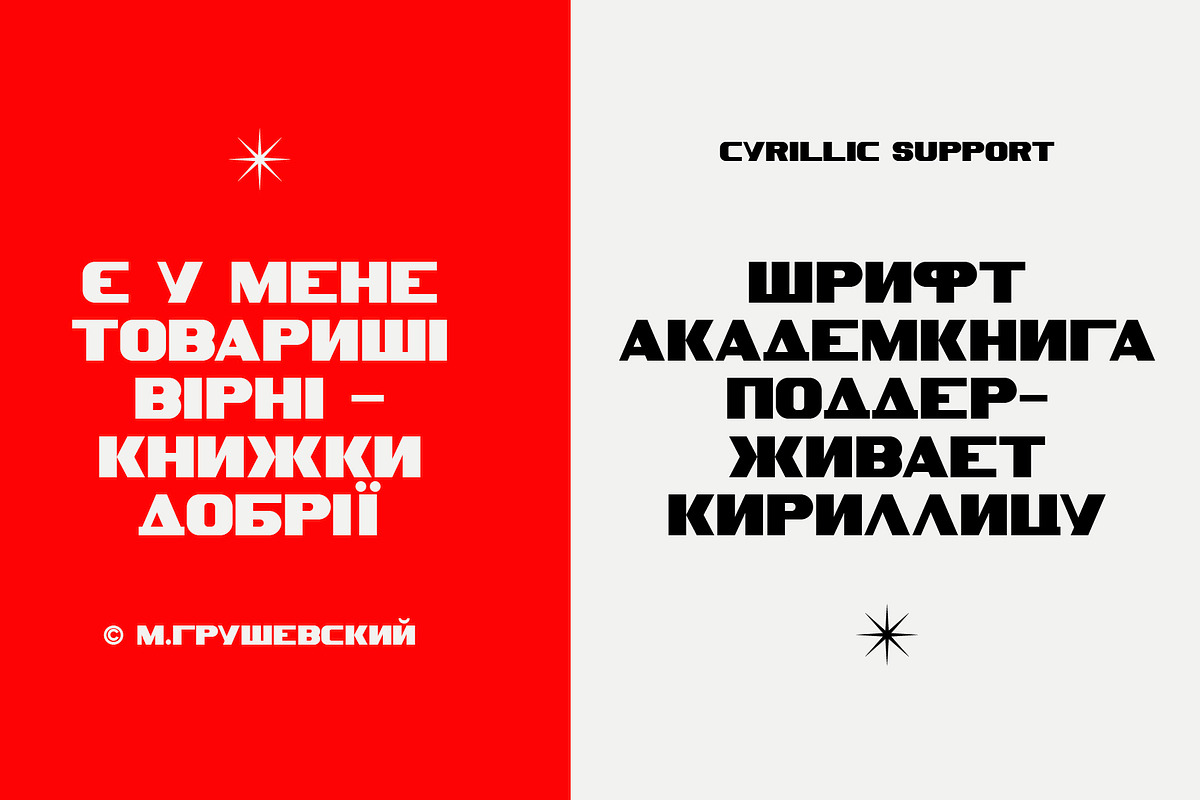SK Akademkniga — Monumental Grotesk, a Sans Serif Font by Shriftovik Type Foundry (Photo 7 of 10)