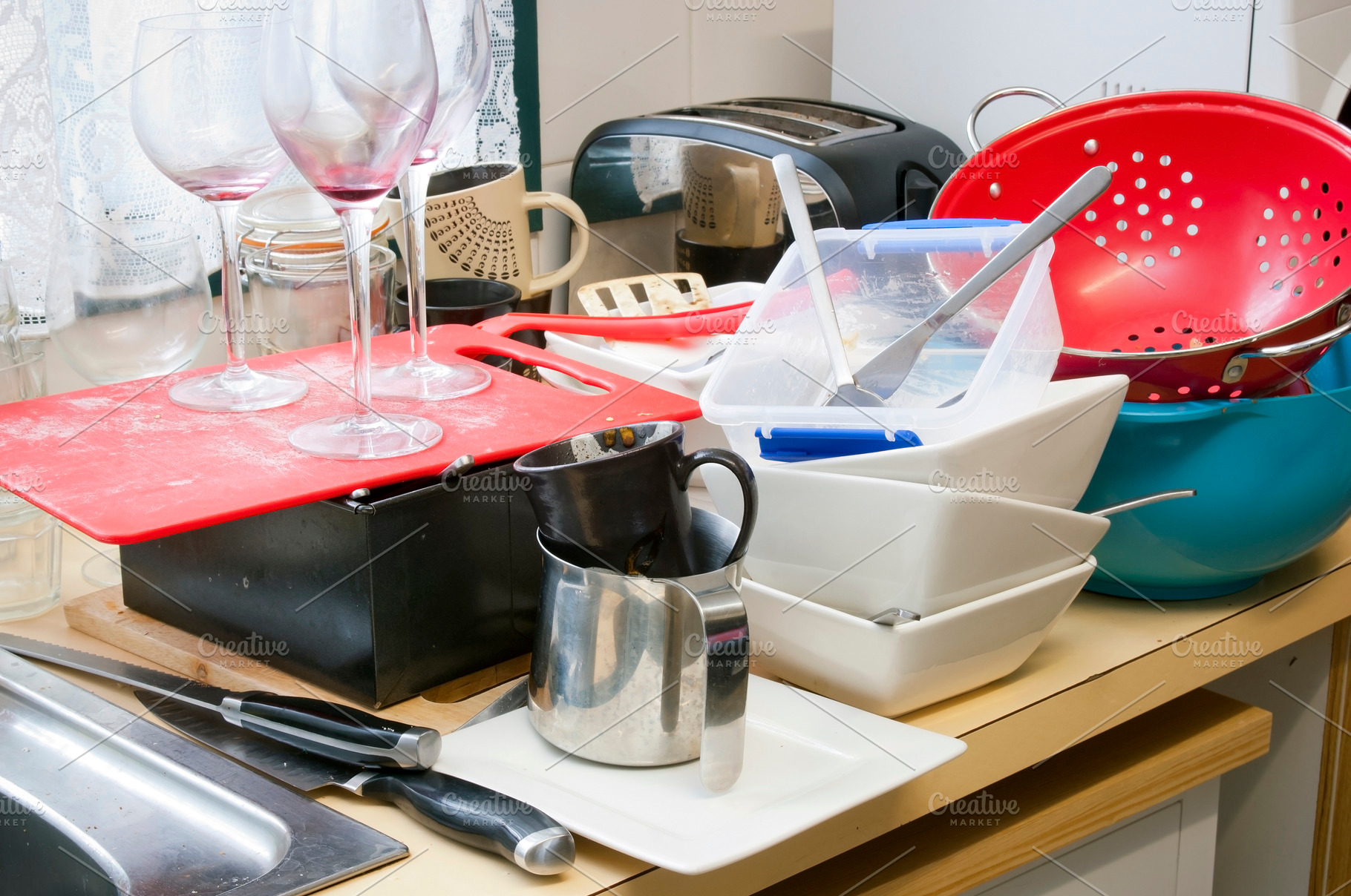 Cleaning Dishes, a Food & Drink Photo by THP Creative