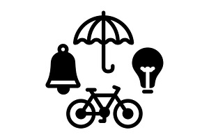 Objects things solid icon, a Solid Icon by Creative priyanka