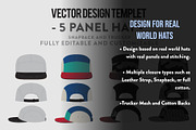 Hat Template - 5 Panel Hat, a Hat Mockup by Template Haven (Thumbnail 5 of 10)