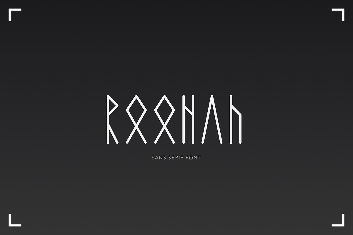 Roonah - Sans Serif Font