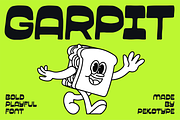 Garpit Organic Reverse Contrast Font, a Sans Serif Font by Pekotype (Thumbnail 1 of 16)