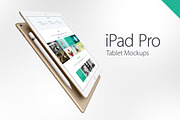 iPad Pro Mockups, an iPad Mockup by ydlabs (Thumbnail 1 of 4)